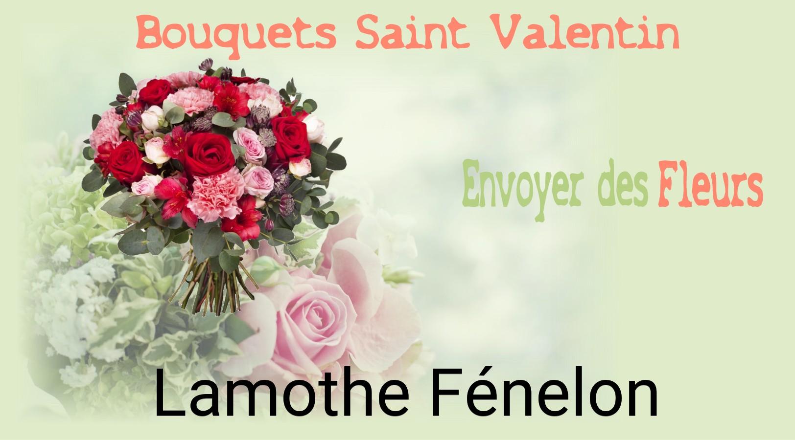 Roses de Saint-Valentin livrées à Lamothe-Fénelon